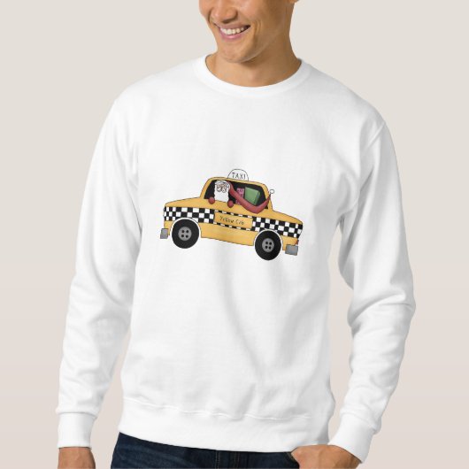 Taxi-Fahrer Sankt Sweatshirt (Vorderseite)