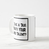 Taxi Fahrer Super Talent. Tasse (Vorderseite Links)