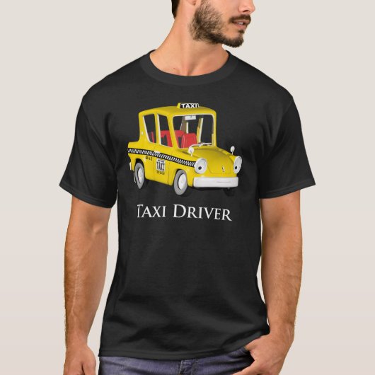 Taxi-Fahrer T-Shirt (Vorderseite)