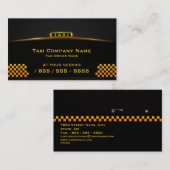 Taxi-Fahrer-Visitenkarte Cab Company Visitenkarte (Vorne/Hinten)