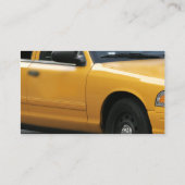 Taxi-Fahrer-Visitenkarten Visitenkarte (Rückseite)