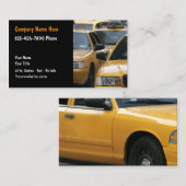 Taxi-Fahrer-Visitenkarten Visitenkarte (Vorne/Hinten)
