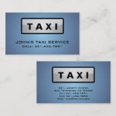 Taxi-Fahrer - Visitenkarten Visitenkarte (Vorne/Hinten)