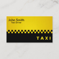 Taxi-Fahrer - Visitenkarten