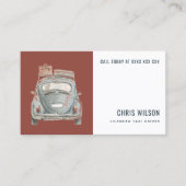 TAXI-FAHRGASTFAHRERDIENST FÜR BROWWATERCOLOR VISITENKARTE (Vorderseite)