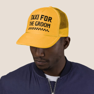 Taxi für den Bräutigam Personalisierter Junggesell Truckerkappe