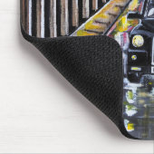 Taxi für Kate Gemälde von Alfred Fox Mousepad (Ecke)