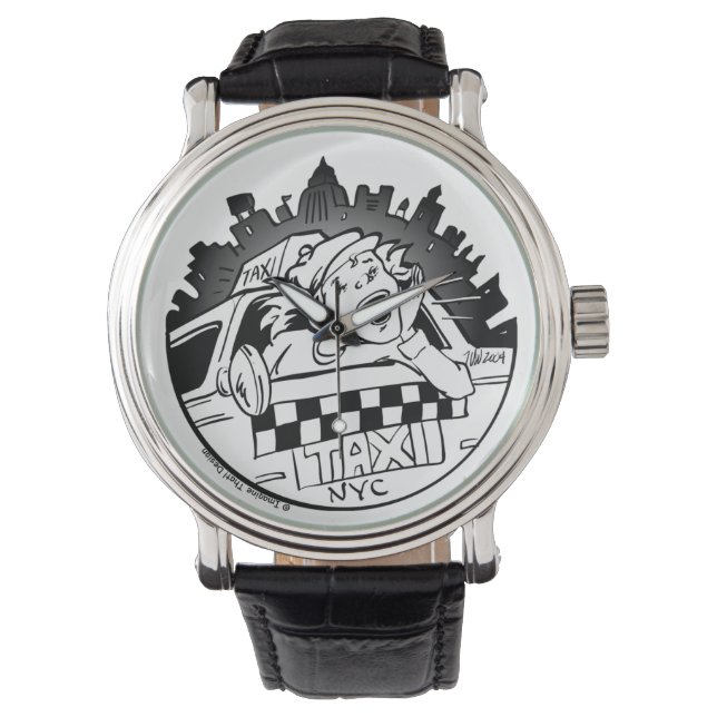 Taxi Girl Armbanduhr (Vorderseite)