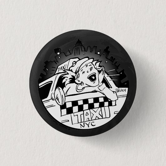 Taxi Girl Button (Vorderseite)