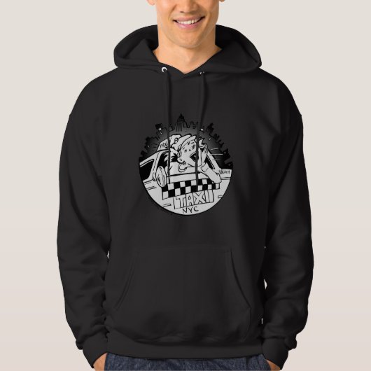 Taxi Girl Hoodie (Vorderseite)