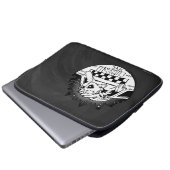 Taxi Girl Laptopschutzhülle (Vorne Knopf)