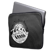Taxi Girl Laptopschutzhülle (Vorderseite Links)