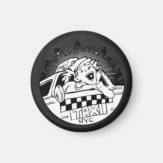 Taxi Girl Magnet (Vorne)