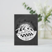 Taxi Girl Postkarte (Stehend Vorderseite)