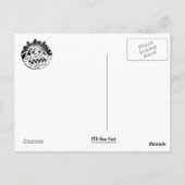 Taxi Girl Postkarte (Rückseite)