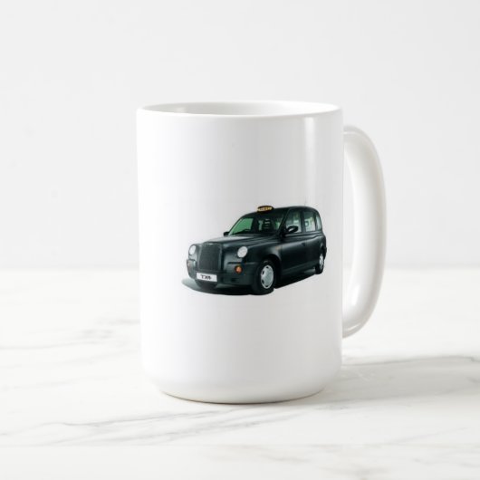 Taxi Hackney Carriage Tasse (VorderseiteRechts)