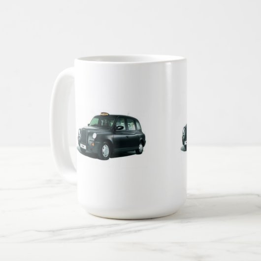 Taxi Hackney Carriage Tasse (Vorderseite Links)