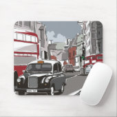 Taxi in London Mousepad (Mit Mouse)