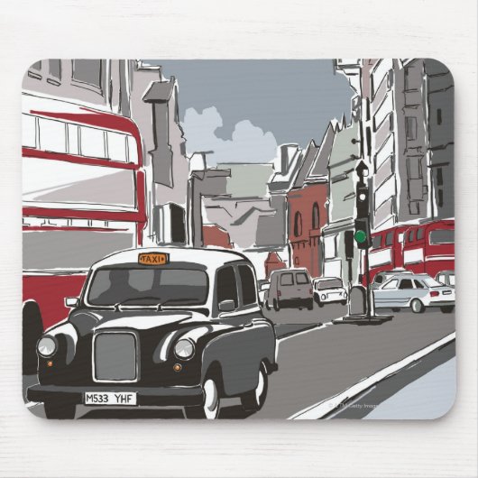 Taxi in London Mousepad (Vorne)