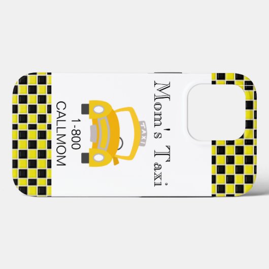 TAXI-iPHONE der Mama Case-Mate iPhone Hülle (Rückseite (Horizontal))