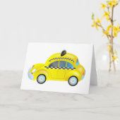 Taxi Karte (Gelbe Blume)