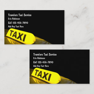 Taxi-Lichttaxi-Geschäftskarten Visitenkarte