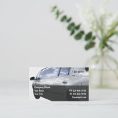 Taxi-Limousinen-Visitenkarten Visitenkarte (Stehend Vorderseite)