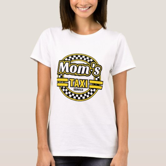 Taxi-Logo der Mama T-Shirt (Vorderseite)