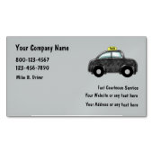 Taxi Magnetische Visitenkarte (Vorderseite)