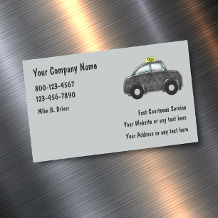 Taxi Magnetische Visitenkarte