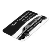 Taxi-Magnetkarten Magnet (Linke Seite)