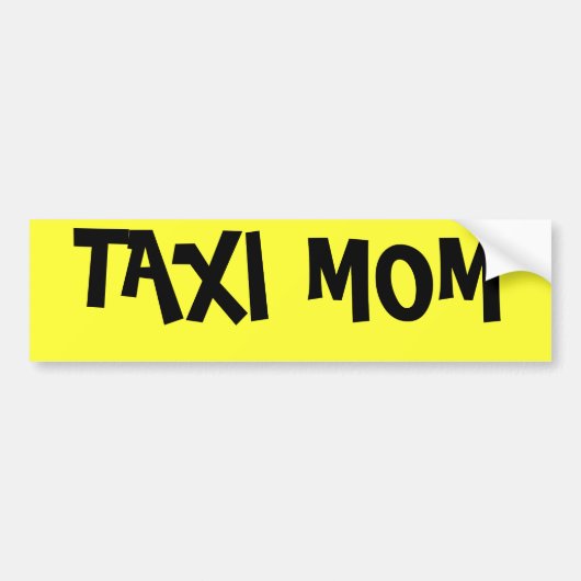 TAXI-MAMA AUTOAUFKLEBER (Vorne)