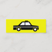 Taxi Mini Visitenkarte (Rückseite)