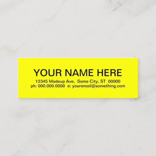 TAXI (Mod-Quadrate) Mini Visitenkarte (Rückseite)