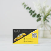 Taxi modern minimalist business card visitenkarte (Stehend Vorderseite)