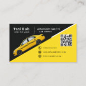 Taxi modern minimalist business card visitenkarte (Vorderseite)