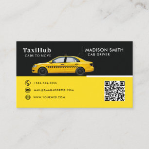 Taxi moderne minimalistische Visitenkarte