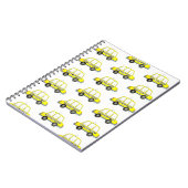 Taxi NYC Gelb New York City Checkered Cab Print Notizblock (Linke Seite)