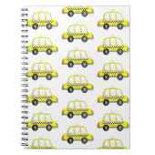 Taxi NYC Gelb New York City Checkered Cab Print Notizblock (Vorderseite)