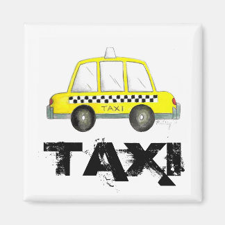 Taxi NYC Gelb New York City Karren Auto Magnet