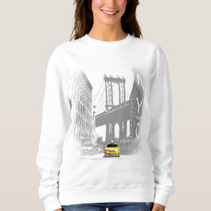 Taxi-Pop-Kunst New York City Nyc gelbe Sweatshirt