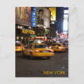 Taxi Postkarte (Vorderseite)