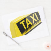 Taxi Rechteckiger Aufkleber (Umschlag)