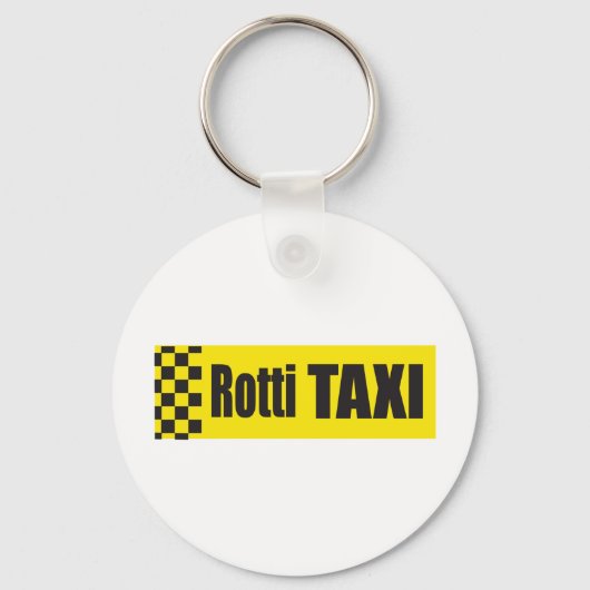 Taxi Rottweiler Schlüsselanhänger (Vorderseite)