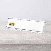 Taxi Schreibtischnamensplakette (Vorderseite )