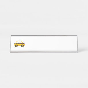 Taxi Schreibtischnamensplakette