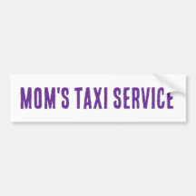 TAXI-Service-Autoaufkleber der Mama