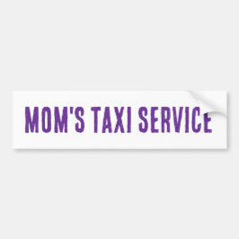 TAXI-Service-Autoaufkleber der Mama Autoaufkleber