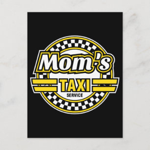 Taxi-Service der Mama Postkarte
