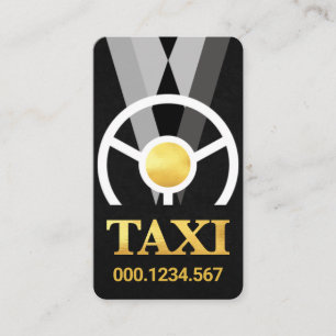 Taxi-Service für Chauffeur Visitenkarte